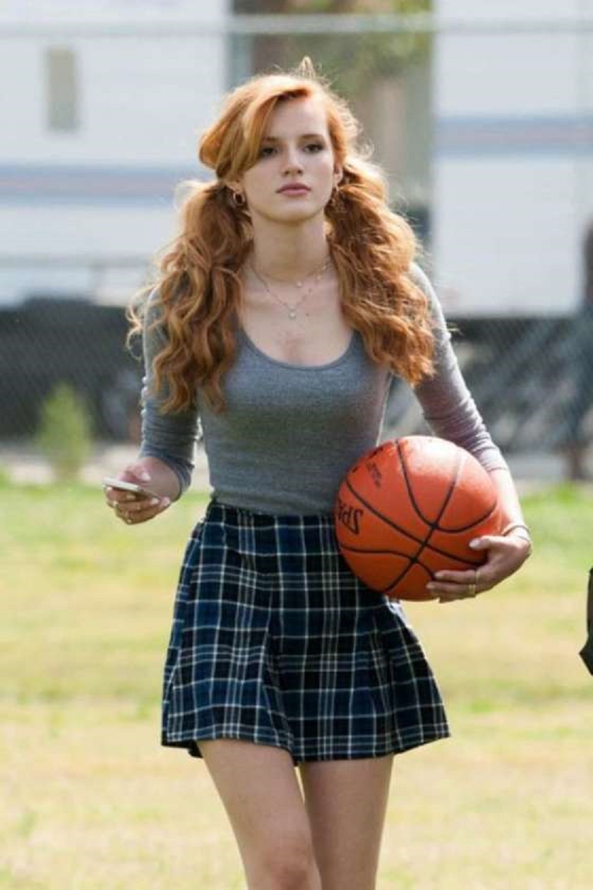 Bella-Thorne-in-Mini-Skirt-Playing-Basketball-on-Mostly-Ghostly-2-set--10.jpg